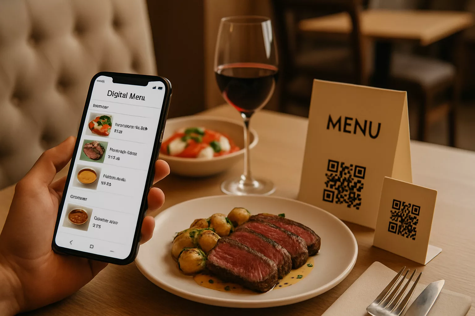 Créer un menu digital attractif : photos, descriptions et prix clairs pour booster vos ventes