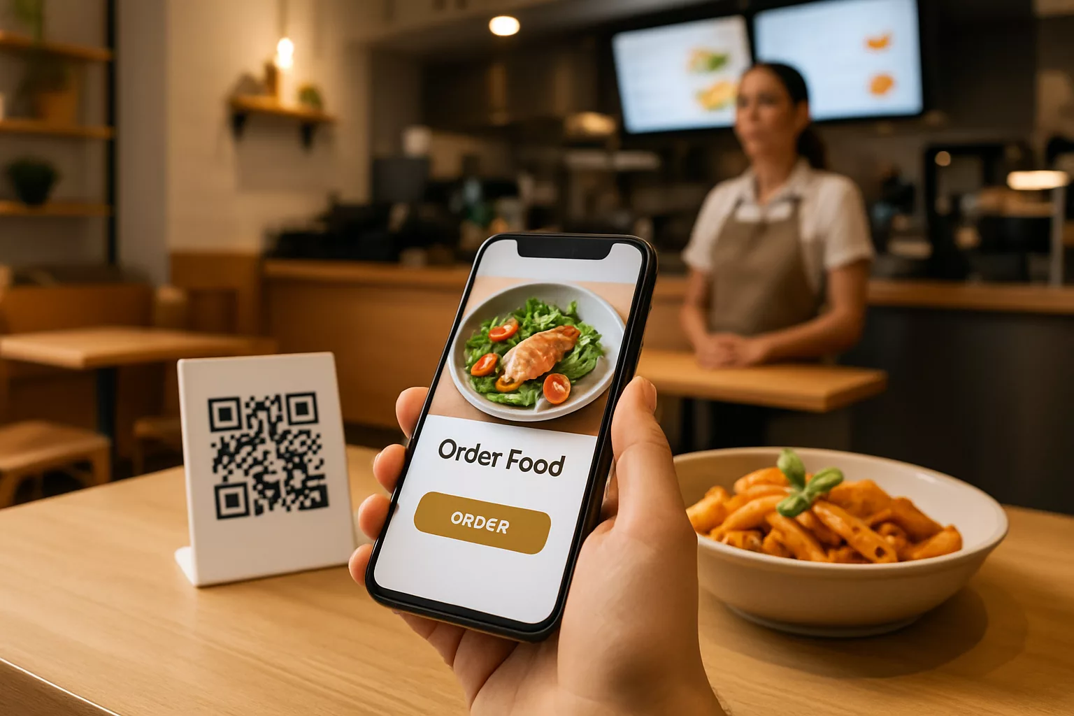 Food court : gérer commandes sans borne physique