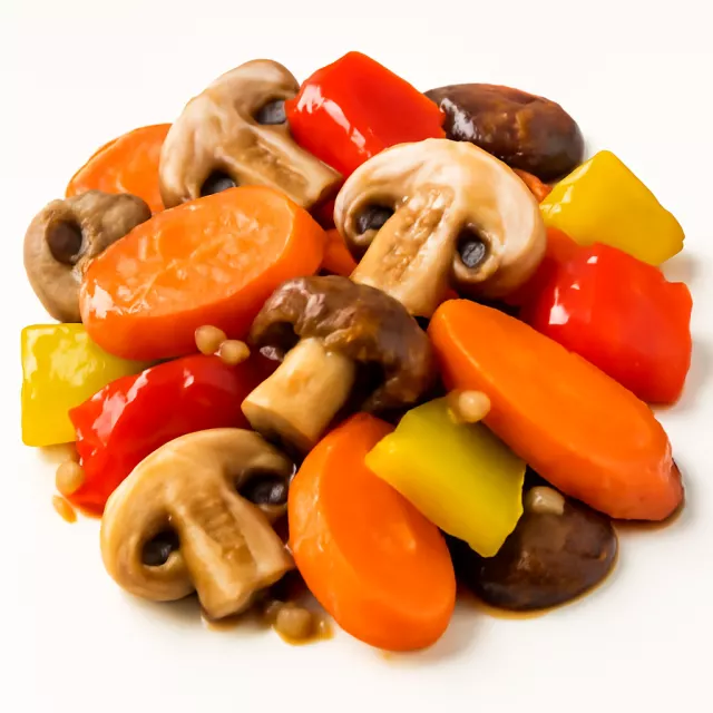 LÉGUMES SAUTÉS À L'AIL